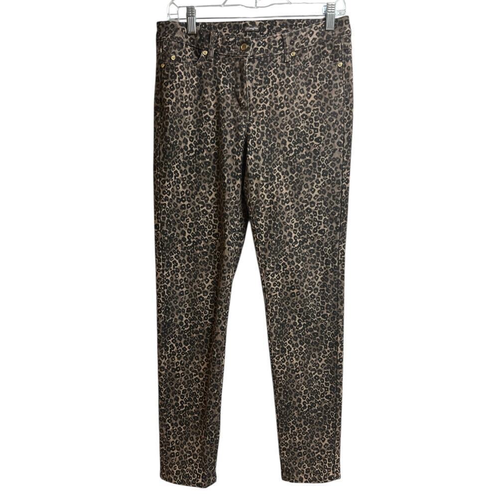 J. McLaughlin Leopard Cheetah Print Pants Size 8